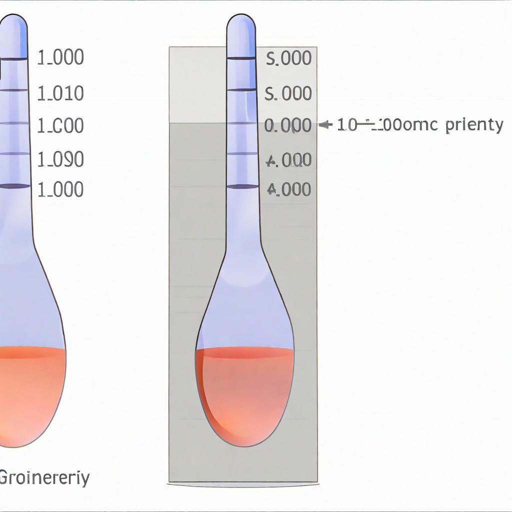 Specific gravity (SG) simply compares the density of your urine to the density of water. Water, our trusty baseline, has an SG of 1.00. Anything above 1.00 means your urine is denser than water, and anything below indicates it's less dense. 