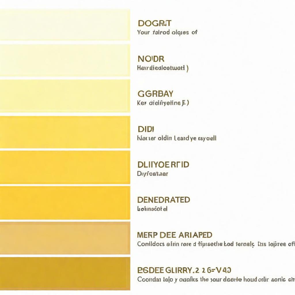 ranges of hydration level of urine