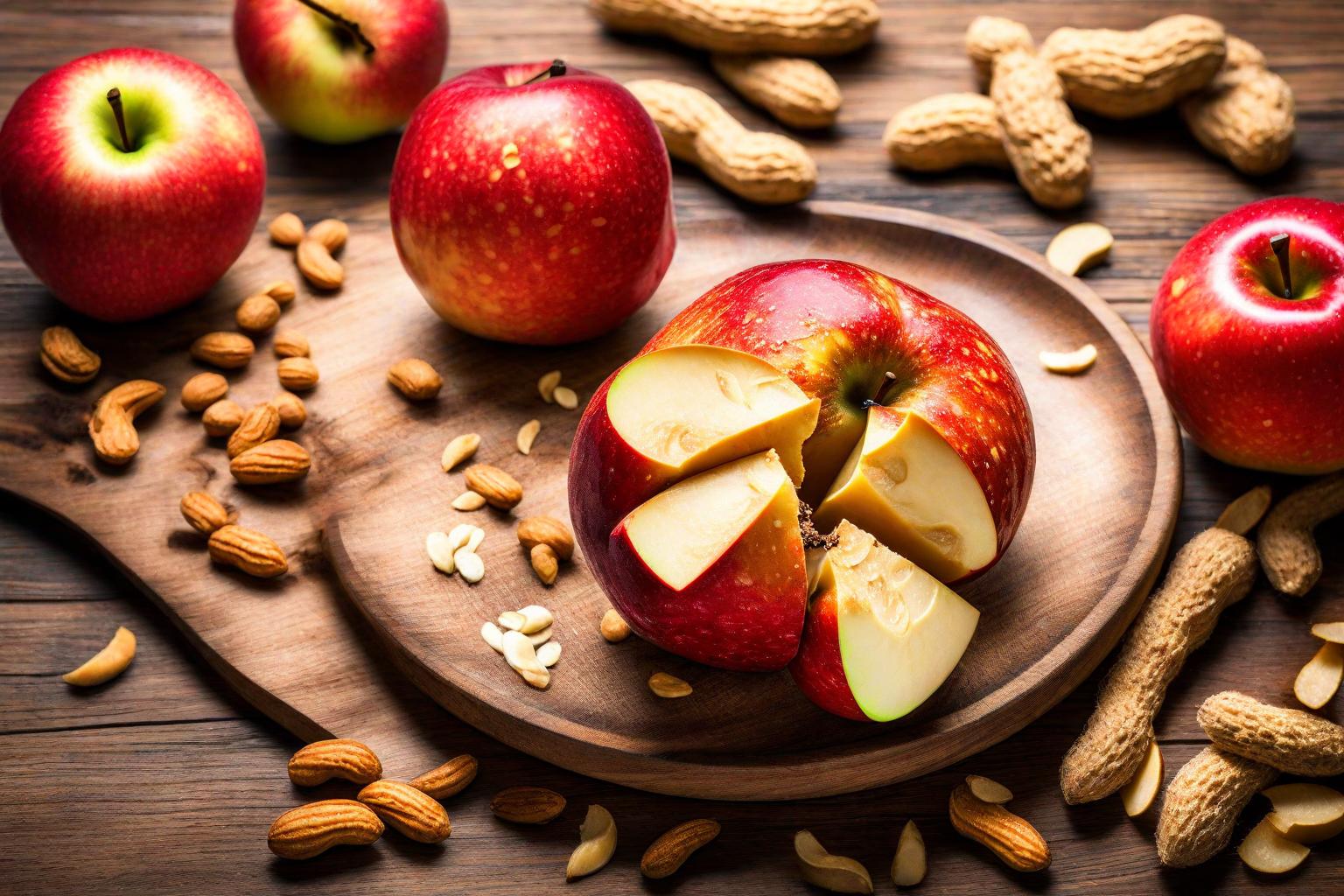 How many calories are in an apple with peanut butter