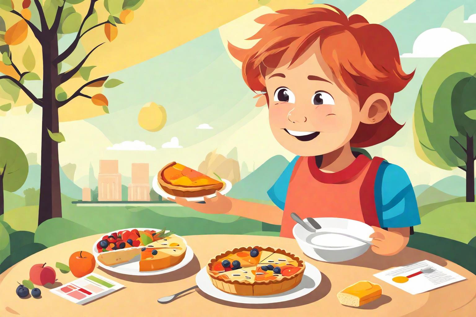 what percentage of carbs should a child have in a day? 10% 60% 80% 40%