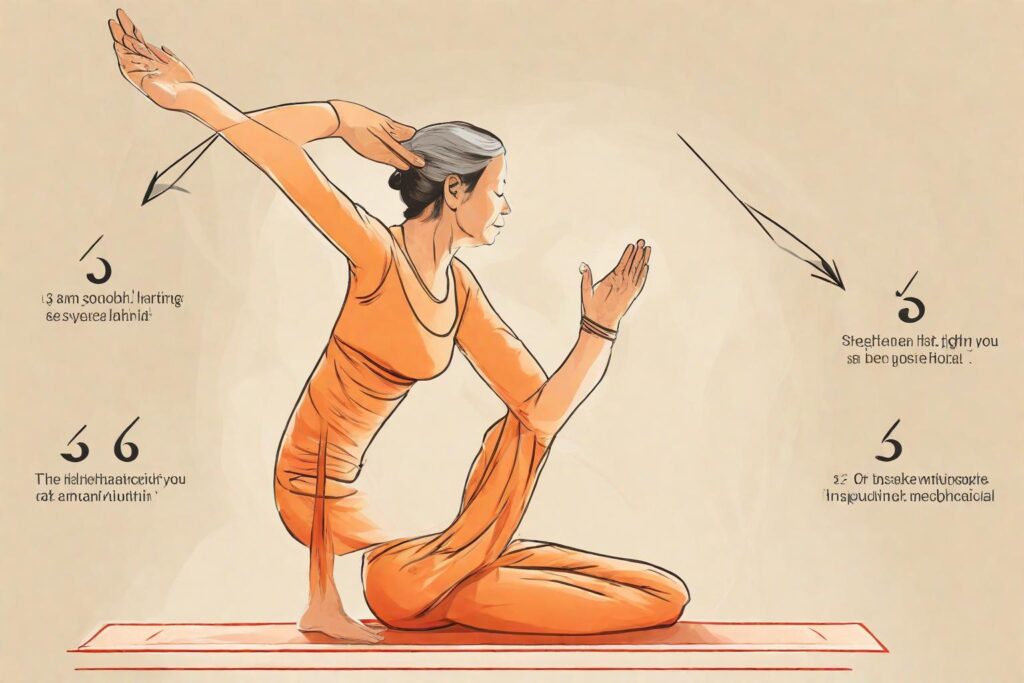 A step-by-step instructional image demonstrating the Nadi Shodhana technique.